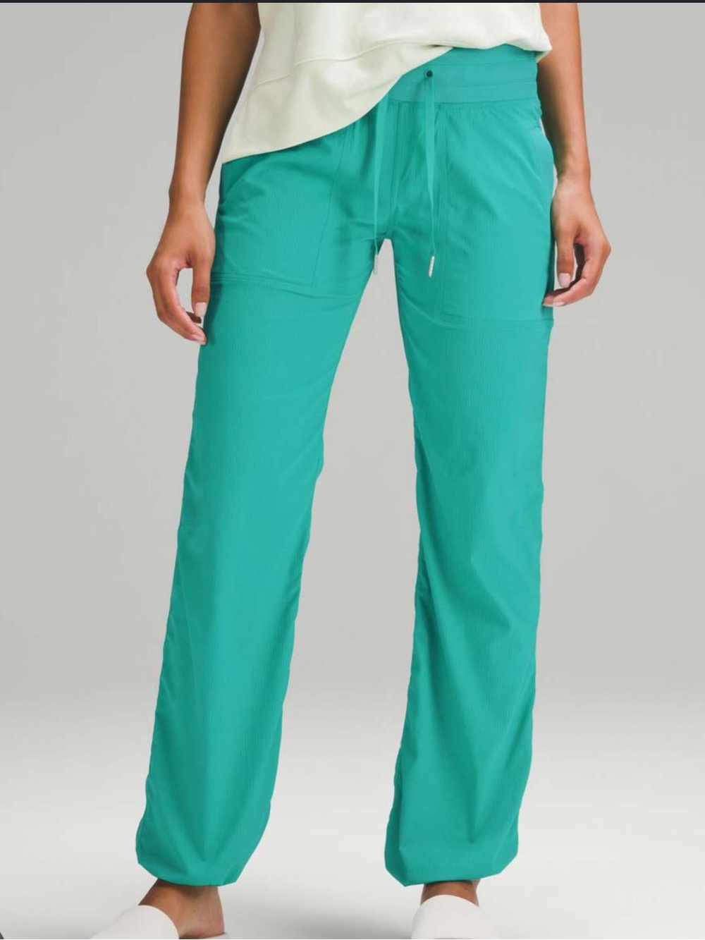 RARE Emerald Ice lululemon athletica Dance Studio Mid-Rise Pants Full length